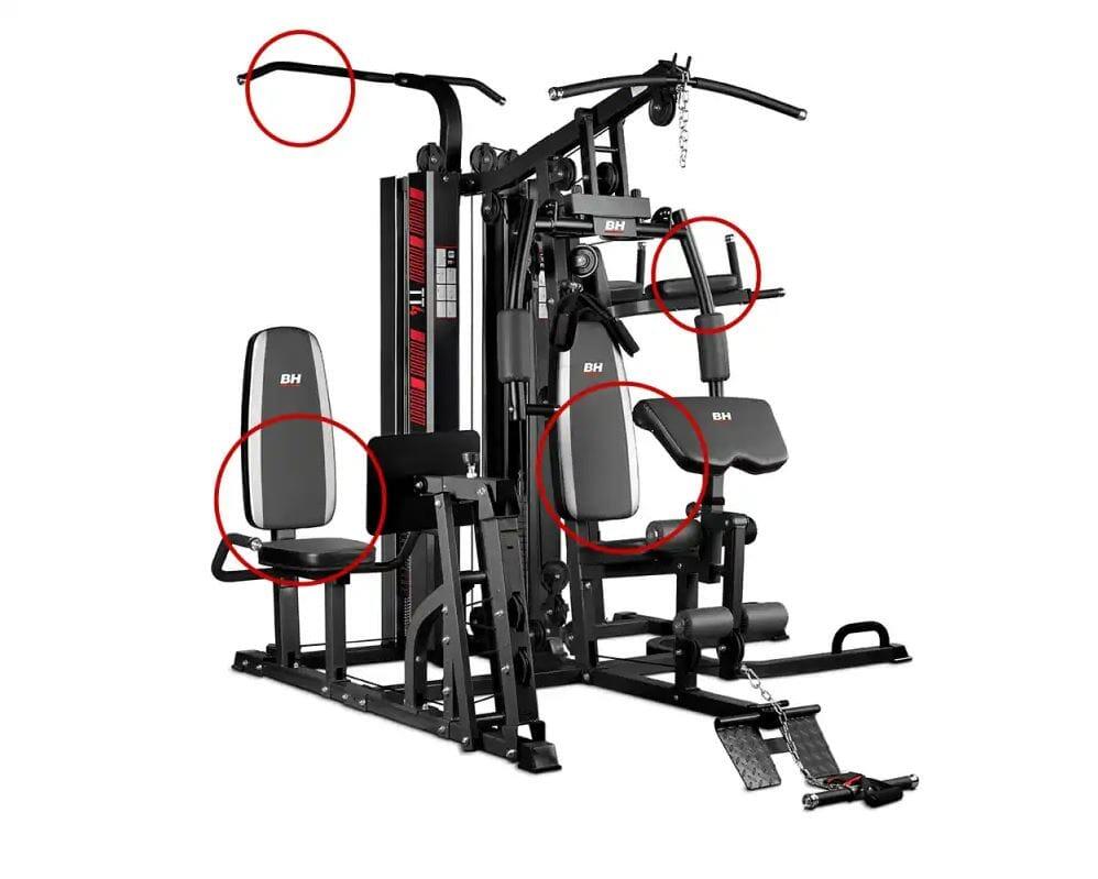 Fitness multi-station TT-4 G159B usage semi-professionnel 2/7