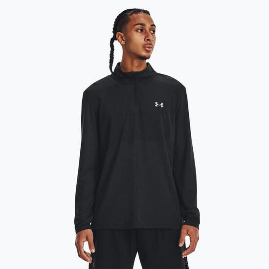 Under Armour Seamless Stride 1/4 Zip running à manches longues pour hommes