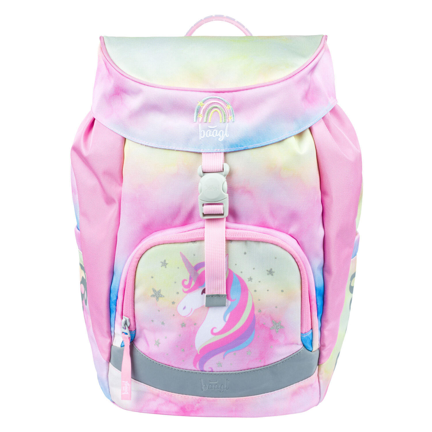 Airy Rainbow Unicorn Schulrucksack-Set 5tlg inkl. Mäppchen & Zubehör 2/7