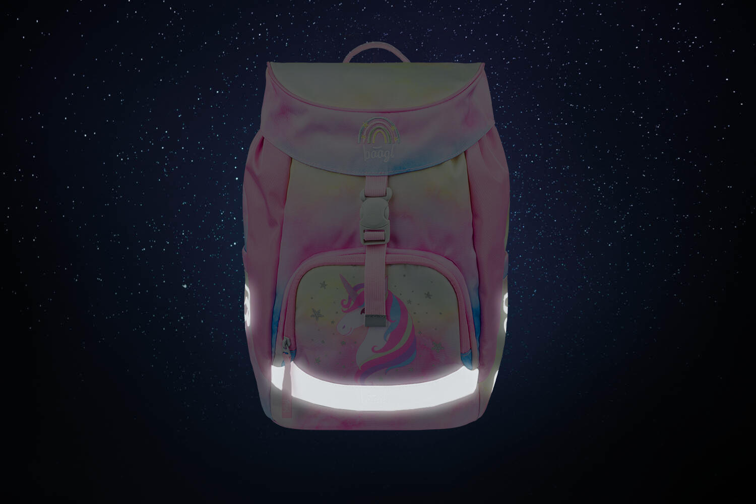 Airy Rainbow Unicorn Schulrucksack-Set 5tlg inkl. Mäppchen & Zubehör 6/7