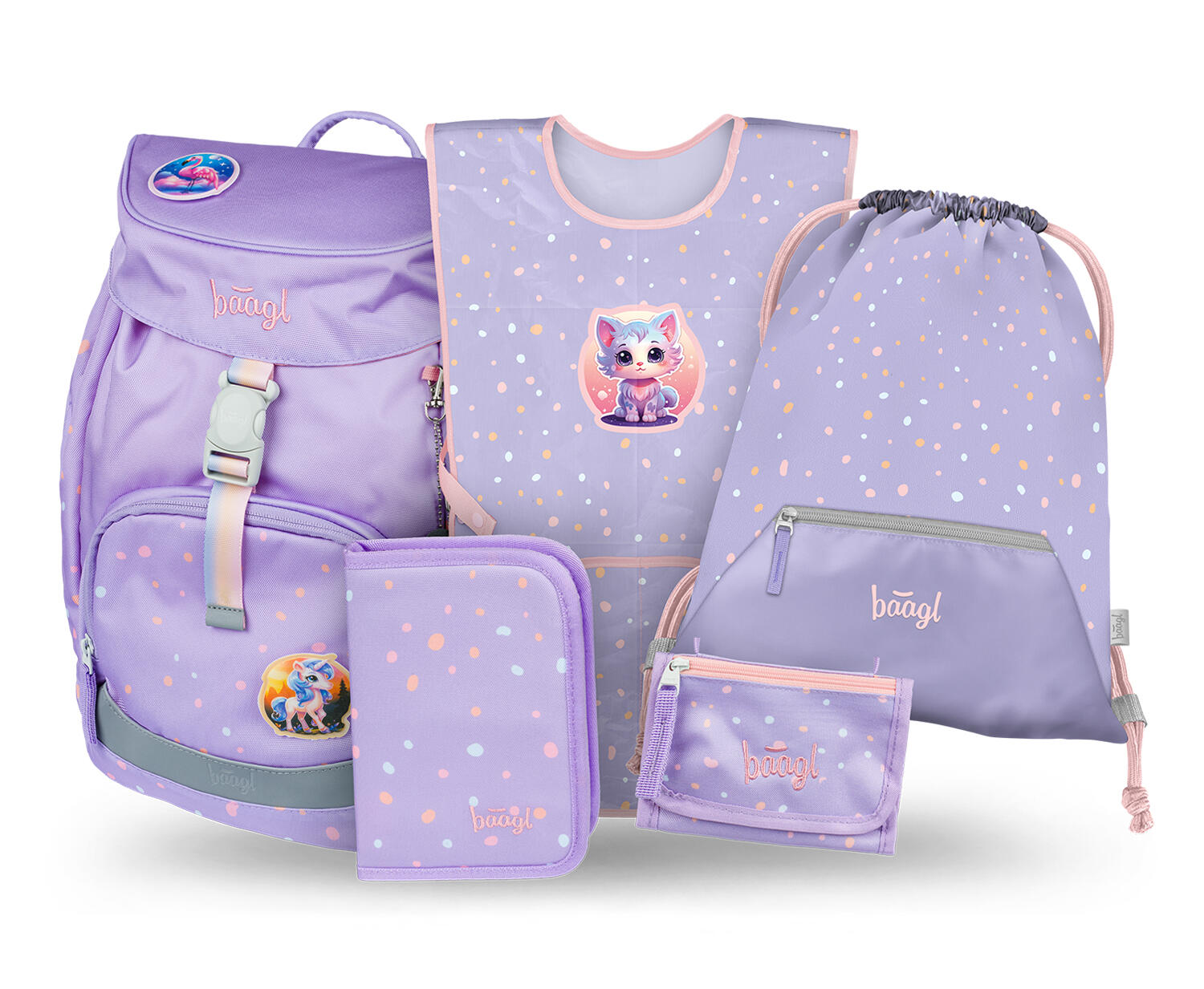 BAAGL Školní set Airy Mazlíčci III