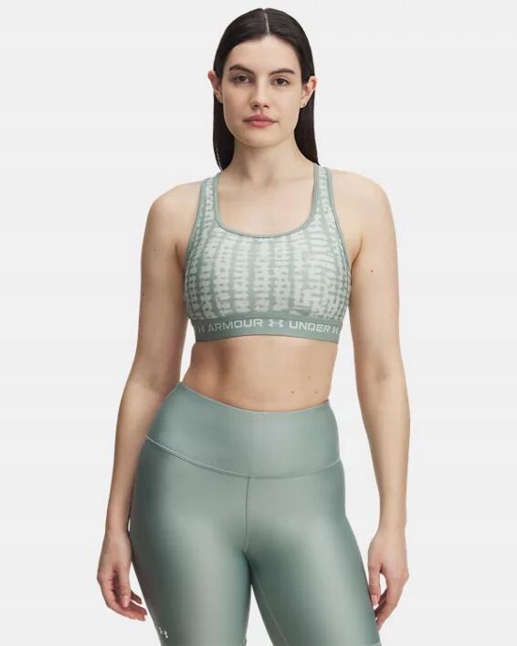Top Treningowy Damski Stanik Sportowy Under Armour Crossback Mid Print 3/7