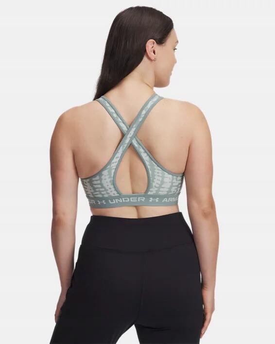 Top Treningowy Damski Stanik Sportowy Under Armour Crossback Mid Print 7/7
