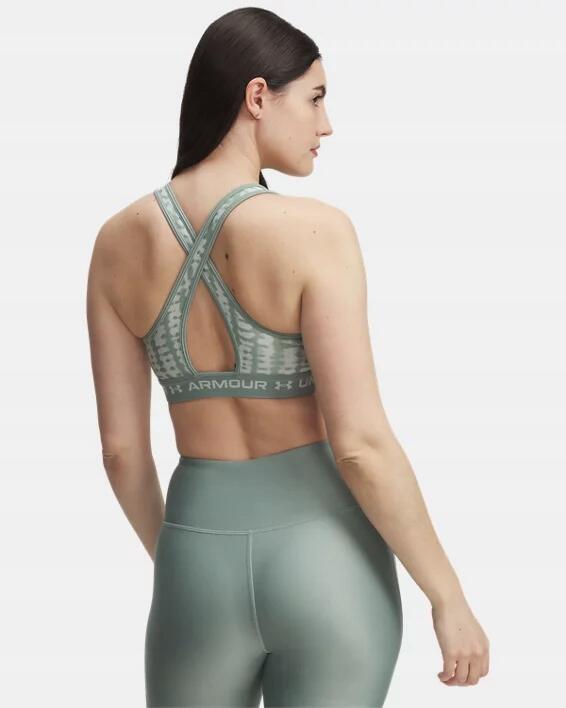 Top Treningowy Damski Stanik Sportowy Under Armour Crossback Mid Print 6/7