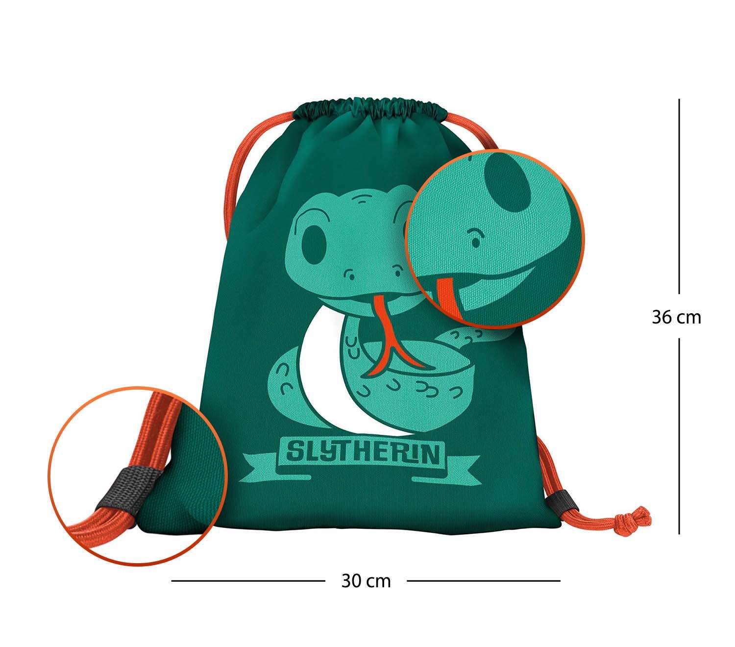 Sac à chaussures maternelle Harry Potter Serpentard 3/5
