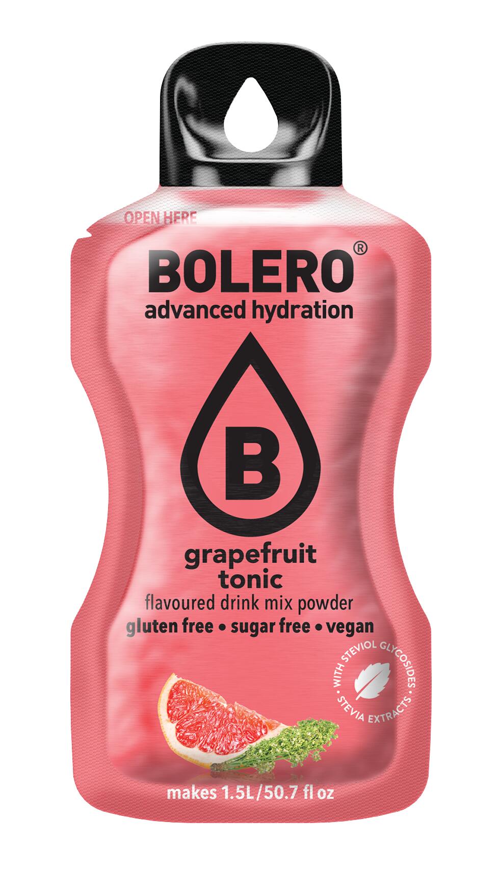 Bolero Classic (24x9g) Grapefruit Tonic - Intra- & Post-Workout - Intra-Workout 3/4