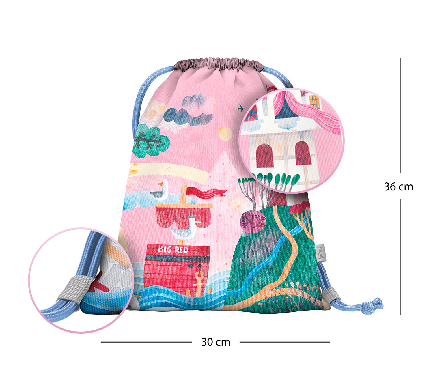 Sac à chaussures maternelle Conte de fées 3/5