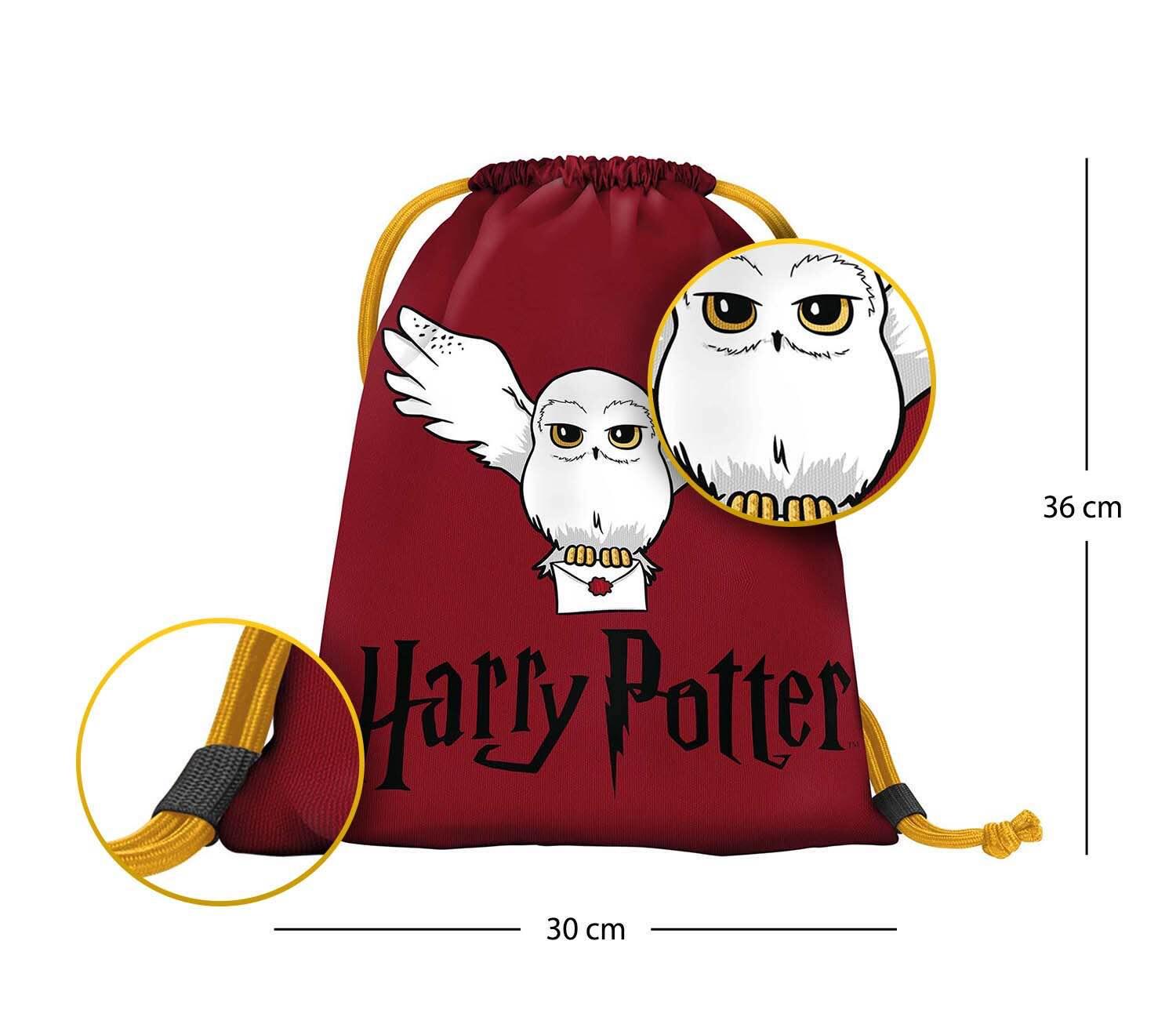 Sac à chaussures maternelle Harry Potter Hedwige 3/5