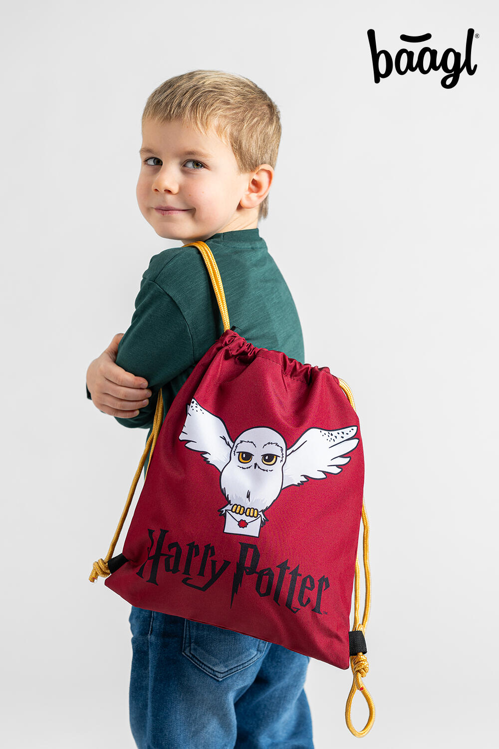 Sac à chaussures maternelle Harry Potter Hedwige 4/5