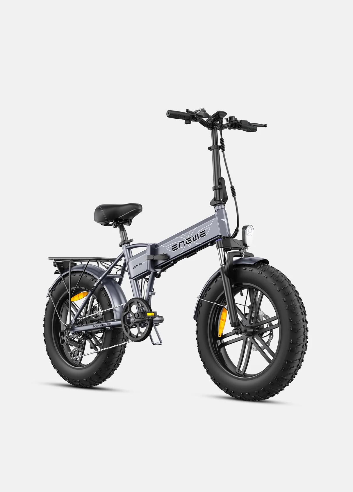 Bicicleta eléctrica plegable ENGWE EP-2 BOOST de 250 W con neumáticos anchos 3/7