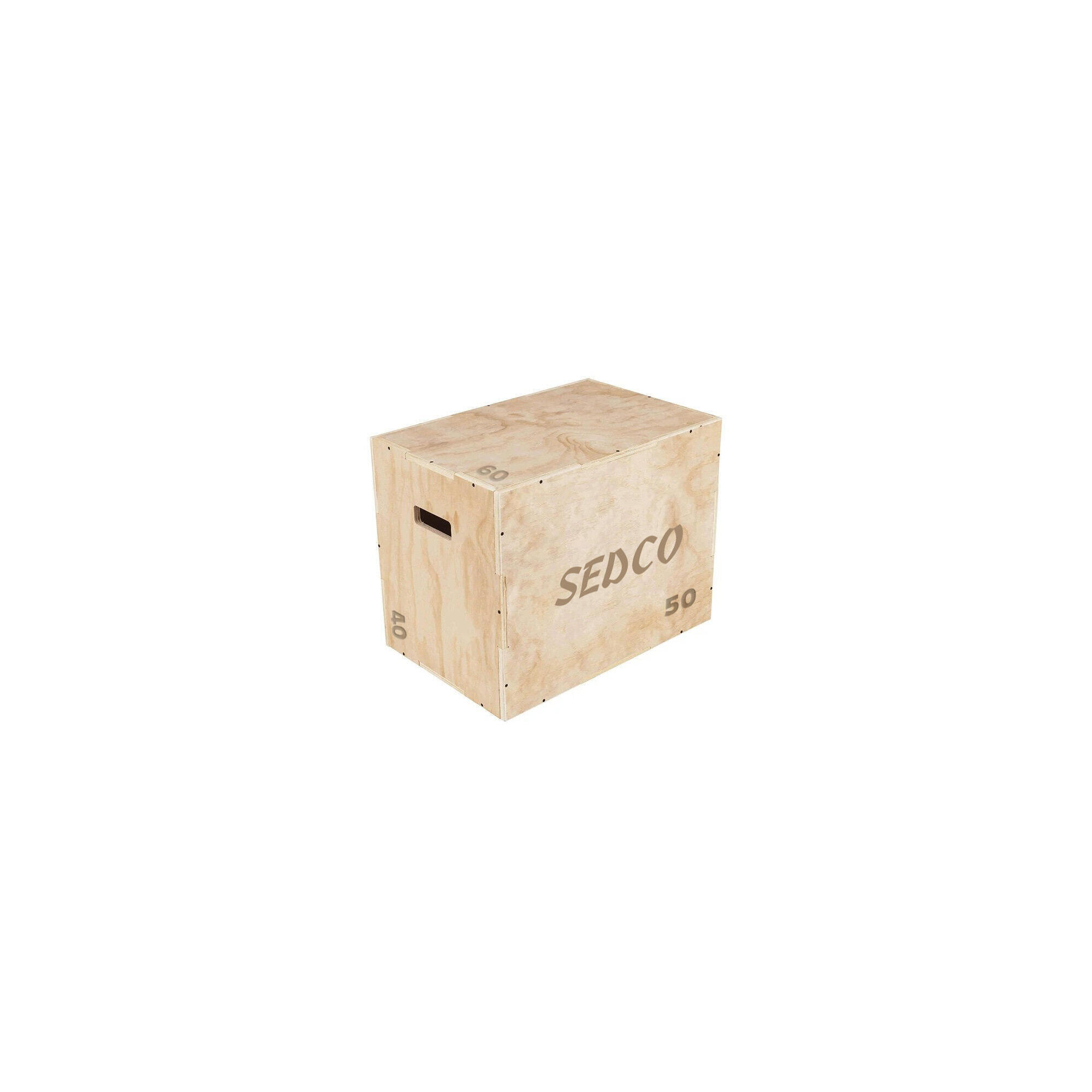 SEDCO Plyometrická bedna dřevěná Sedco WOOD 40/50/60 cm