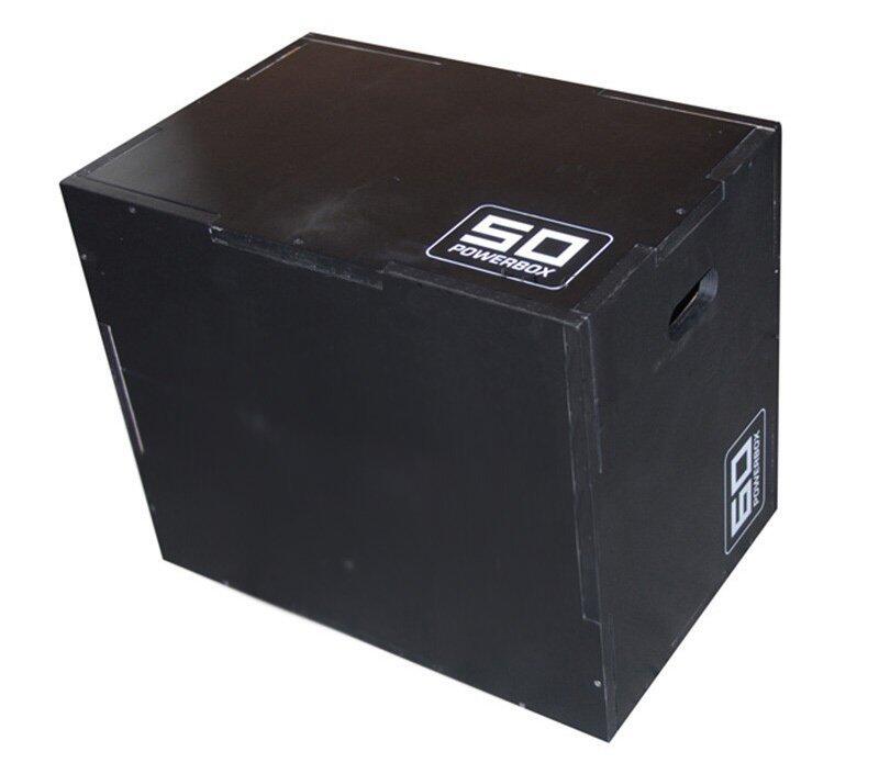 SEDCO Plyometrická bedna dřevěná DARKWOOD 50/60/70 cm