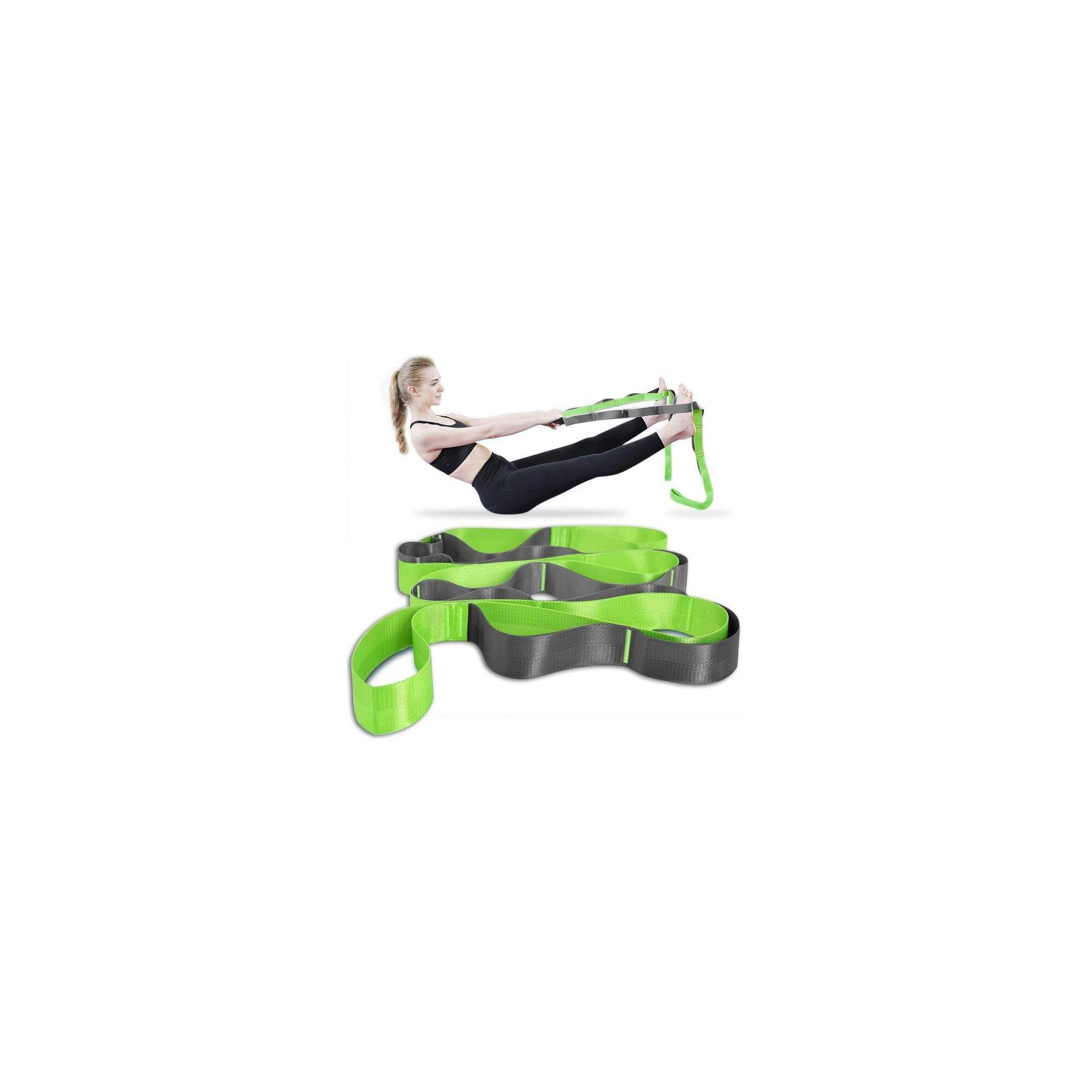 SEDCO Popruh na jógu YOGA SEDCO STRETCH STRAP 220x3,8 cm