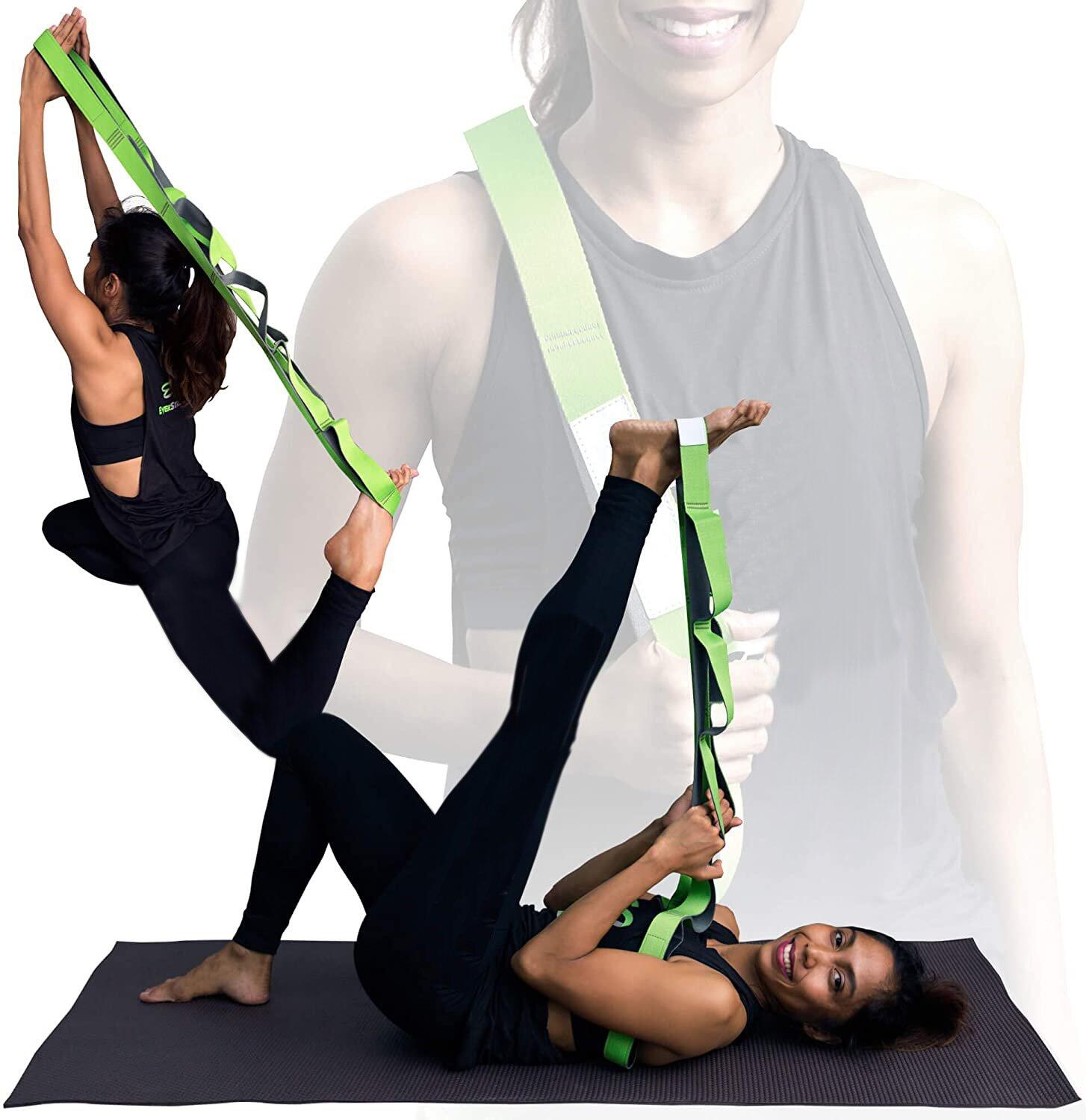 Popruh na jógu YOGA SEDCO STRETCH STRAP 220x3,8 cm 2/3
