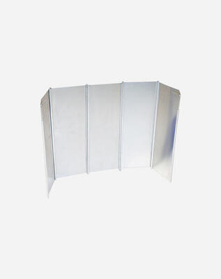 Kookwindscherm universeel 5-delig