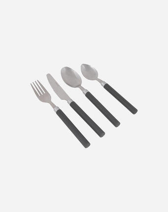 Couverts - RVS - 16 Pièces - 4 Personnes - Gris