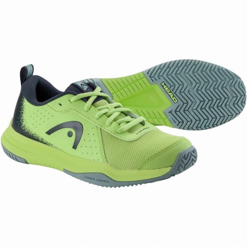 Zapatillas Head Sprint Court 4.0 Lima Azul Oscuro Junior 3/6