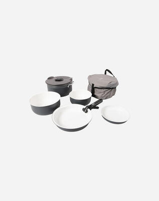 Pannenset camping 7-delig keramische coating aluminium