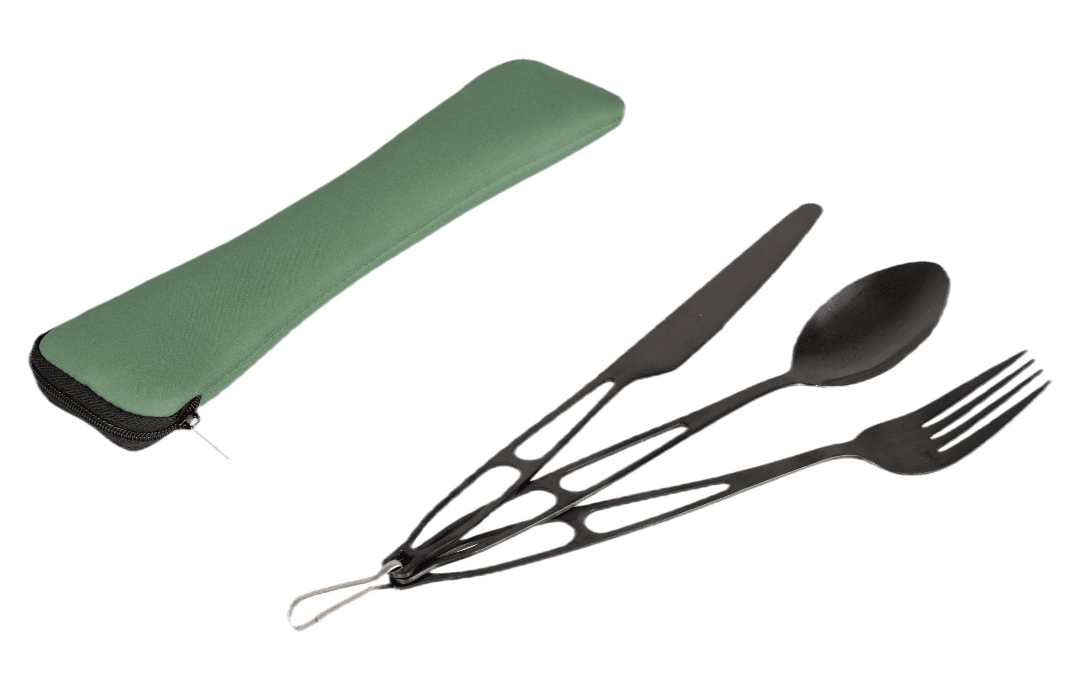 Outdoorbestek - 3-Delig - In Etui 3/7