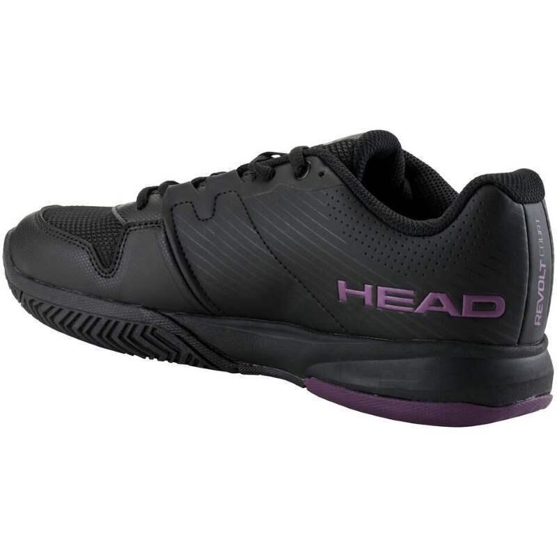 Zapatillas Head Revolt Court Negro Morado Mujer 4/5