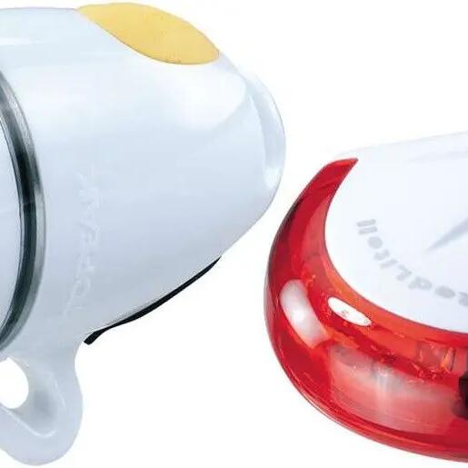 Topeak HighLite Combo II (WhiteLite II + RedLite II) White