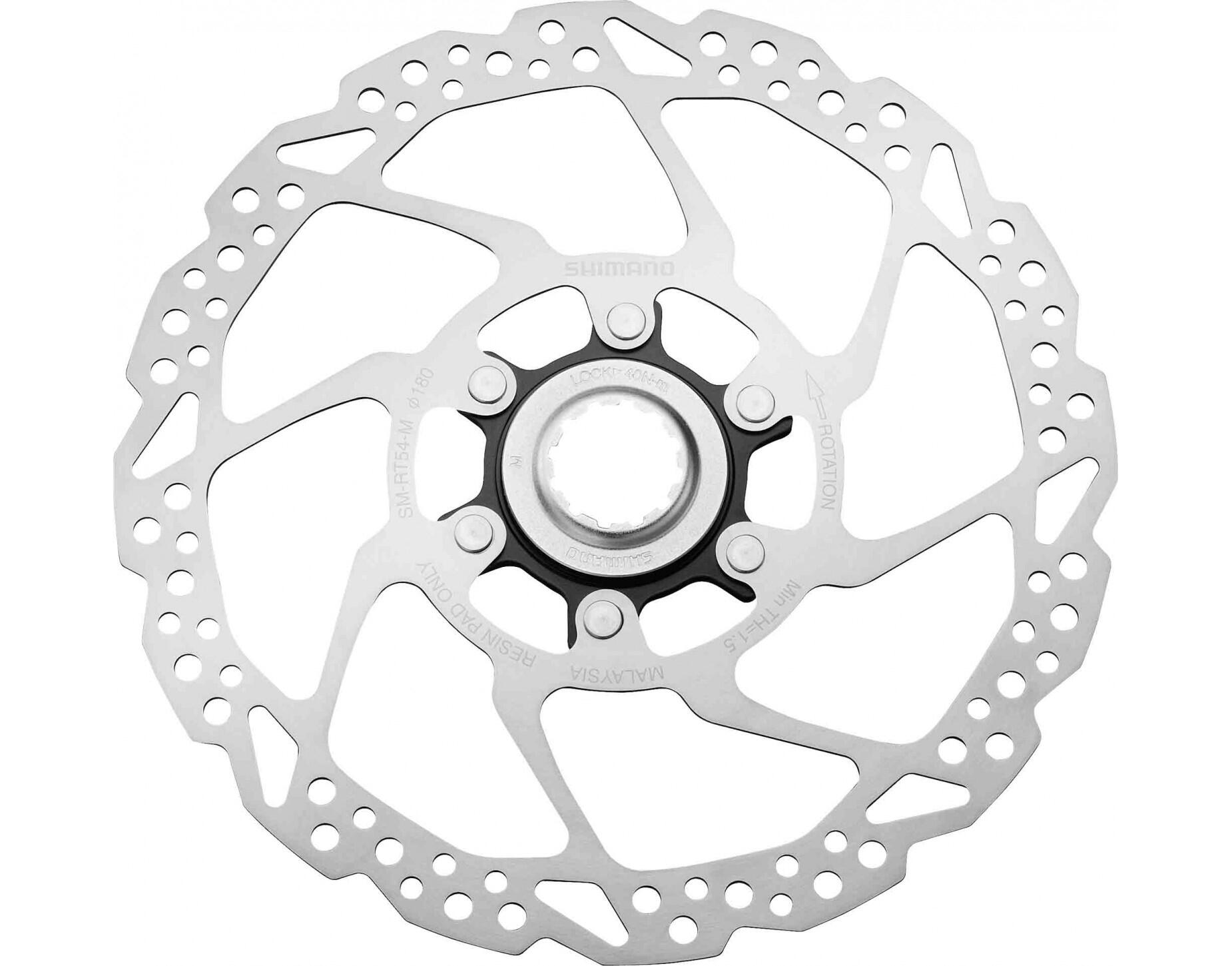 Disque de Frein Shimano SM-RT54 Centerlock avec Ecrou 180 mm 2/2