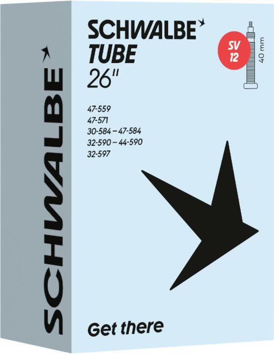 Dętka z zaworem Presta Schwalbe Standard SV12