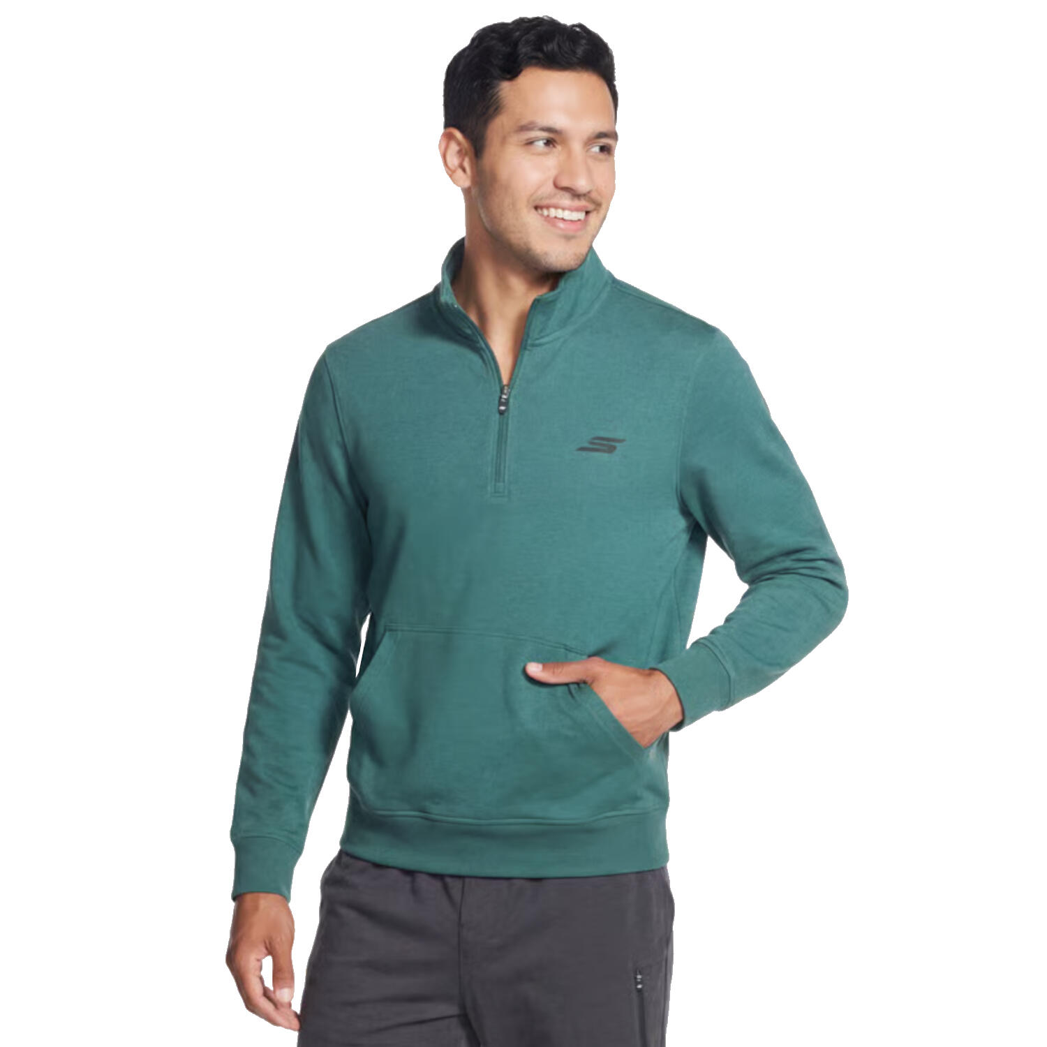 Bluza dresowa sportowa męska Weekend Easy ¼ Zip 3/3