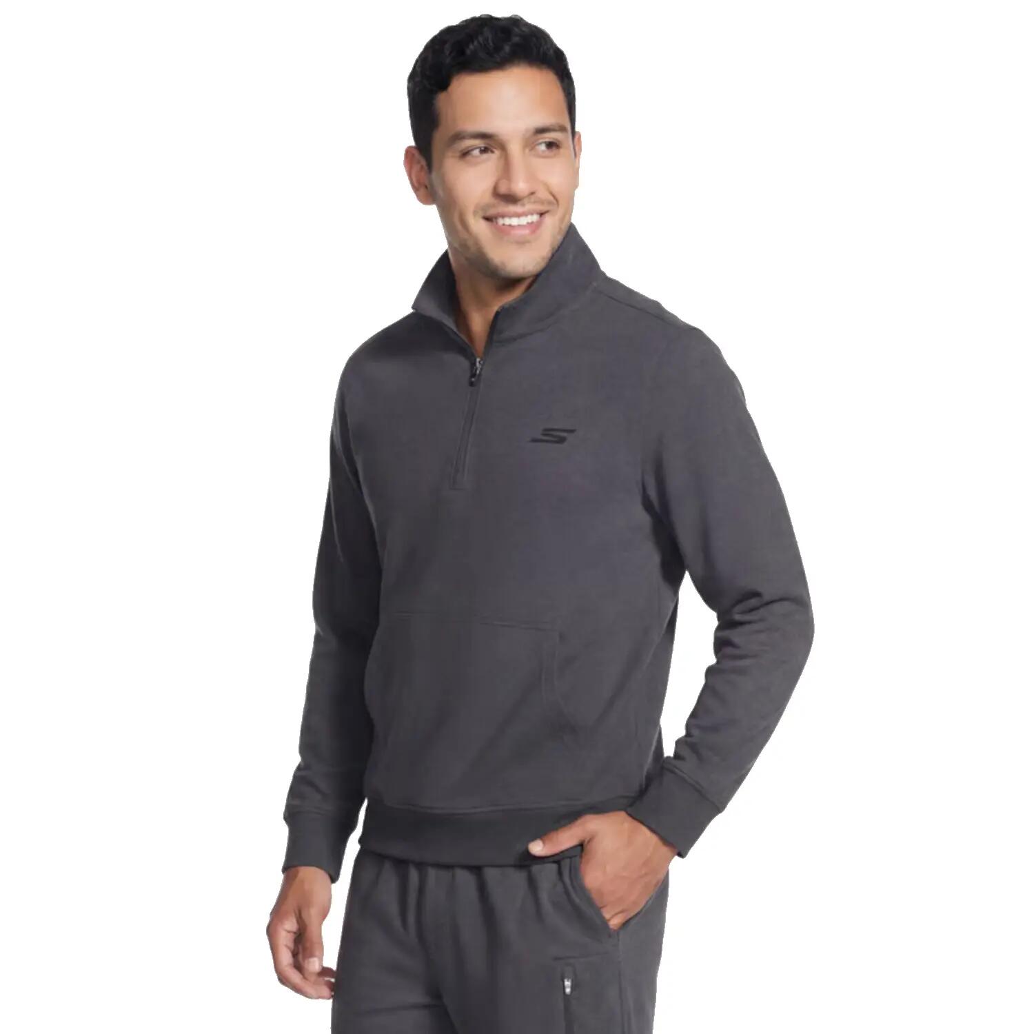 Bluza dresowa sportowa męska Weekend Easy ¼ Zip 3/3