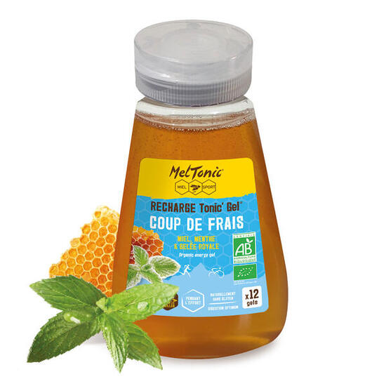 RECHARGE GELS ENERGETIQUES BIO COUP DE FRAIS - MIEL GELEE ROYALE MENTHE