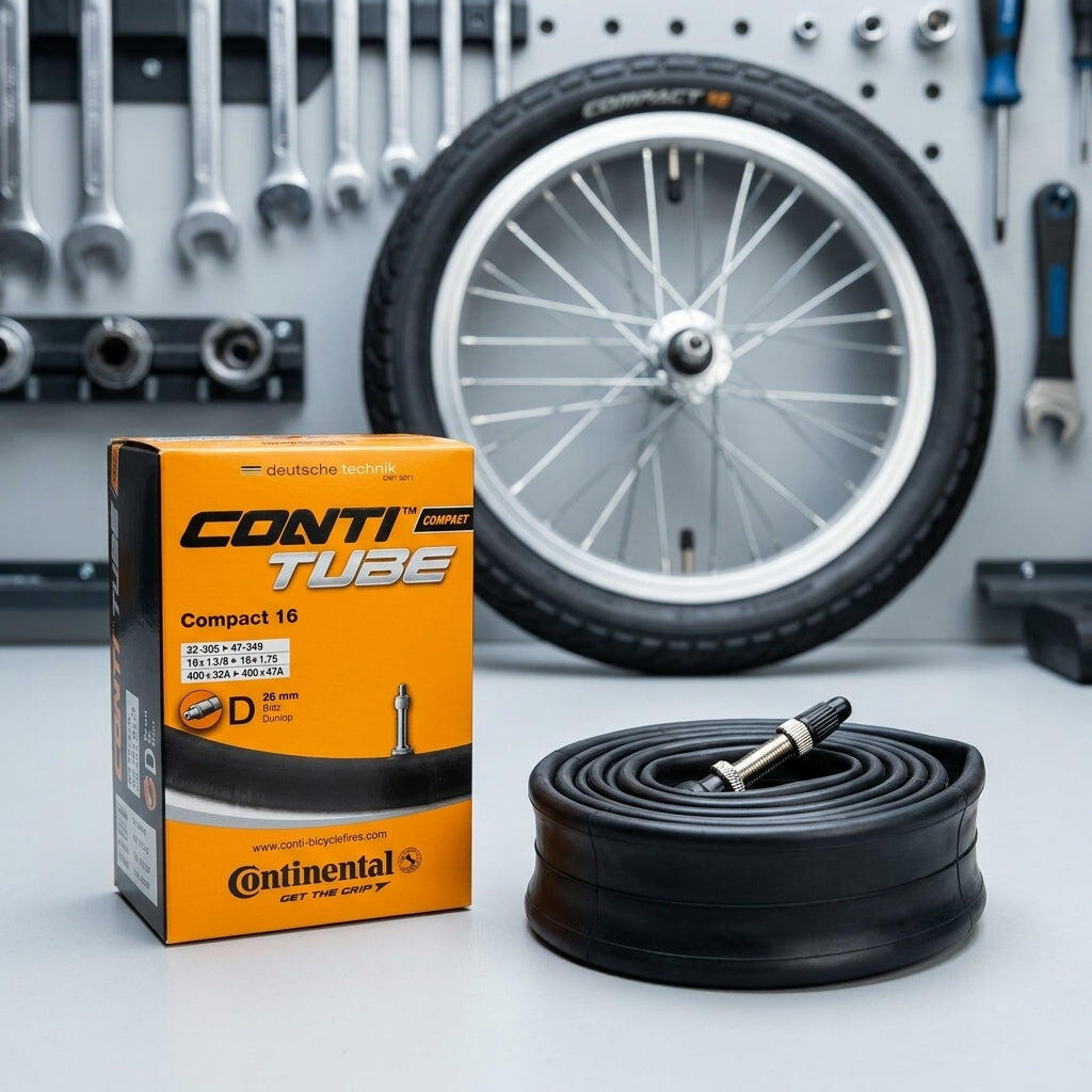 Continental Binnenband Conti Compact 16 16x1 1\/4-1.75" 32\/47-305\/349 DV 26mm 2/3