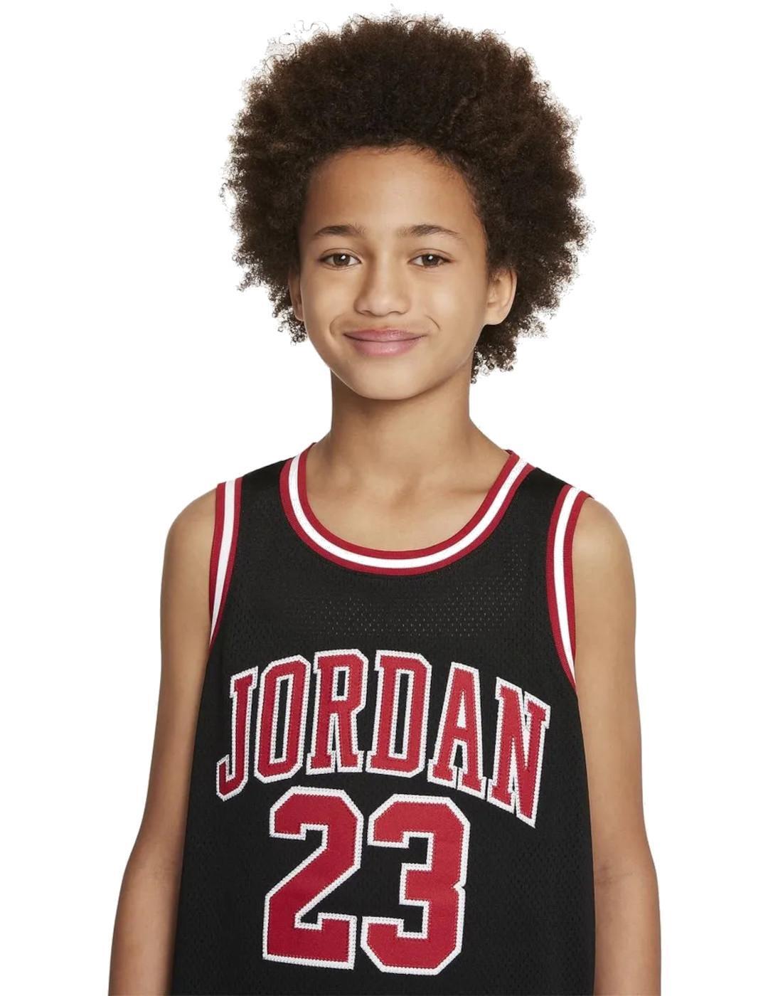 Camiseta para Niño Jordan kids 95a773 Negro 3/4