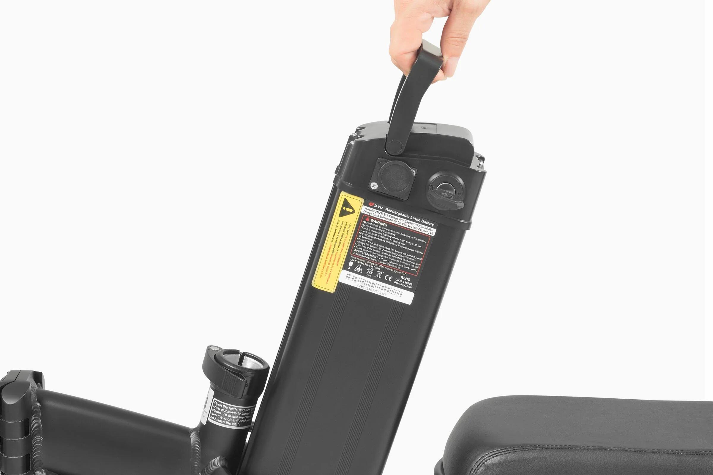 Dyu A5 elektrische vouwfiets 4/4