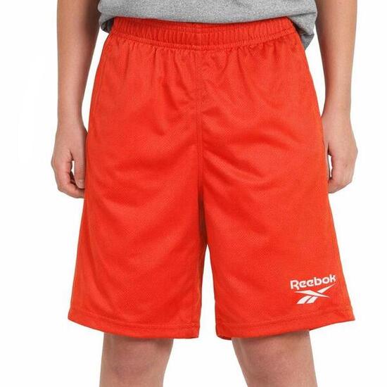 Short de Basketball Rouge Enfant Reebok