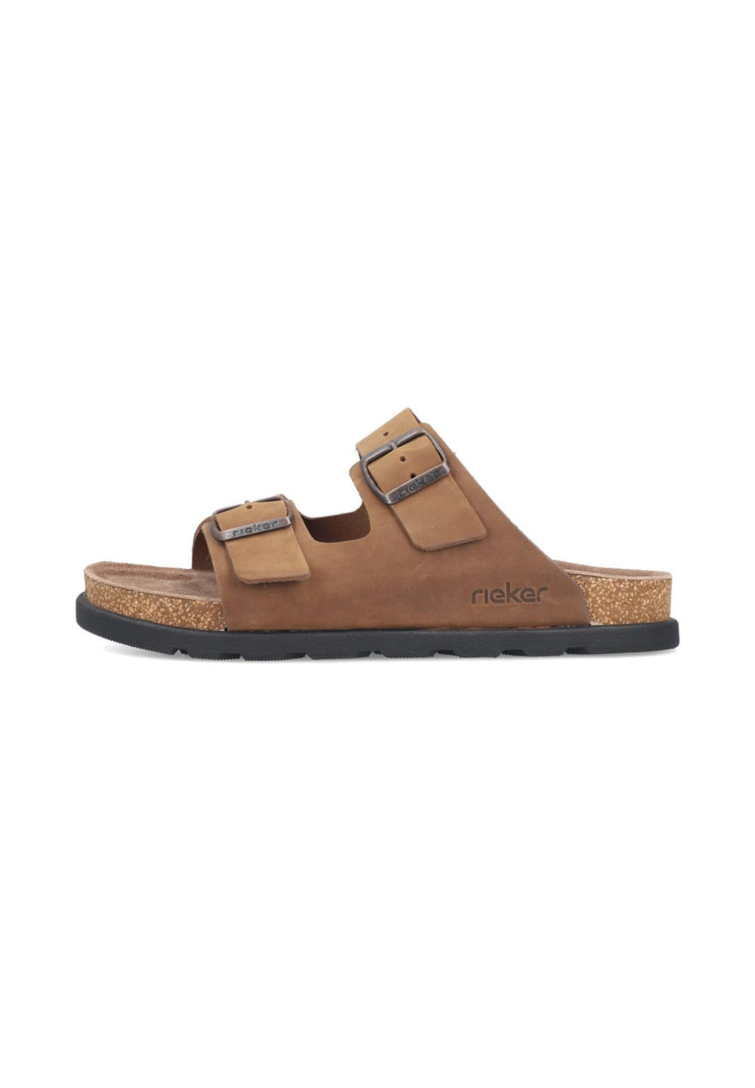 Rieker Herren Pantolette flach Pantoletten 21190-26 Brown 3/5
