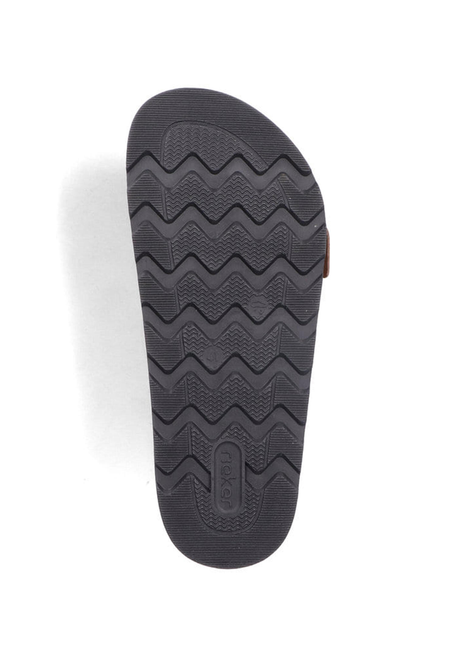 Rieker Herren Pantolette flach Pantoletten 21190-26 Brown 4/5