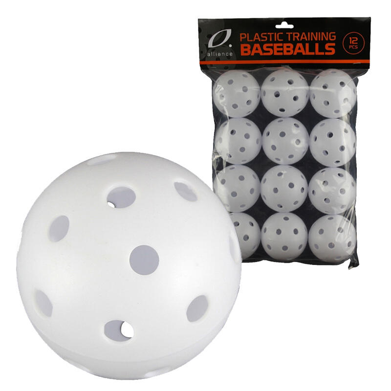 Alliance Plastic Training Baseball 72mm - Pack Of 12