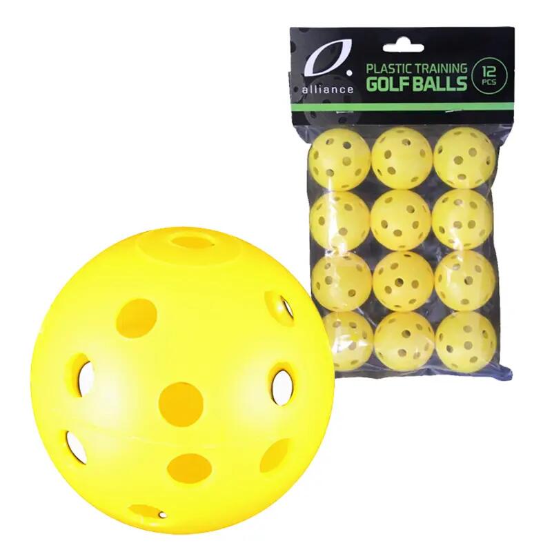 Alliance Plastic Training Golf Ball 40mm - Pack Of 12
