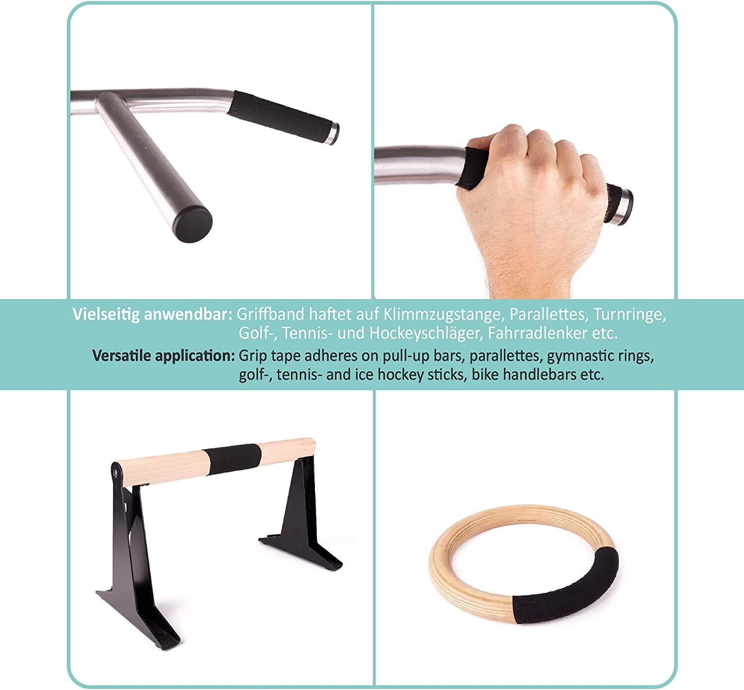 Griffband Sport, Rutschfestes sowie selbstklebendes Overgrip Hockey-Tape 5/6
