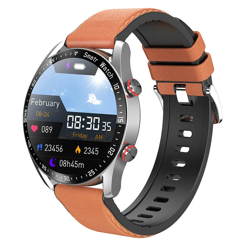 Smart Watch with Fitness Tracker (Orange)