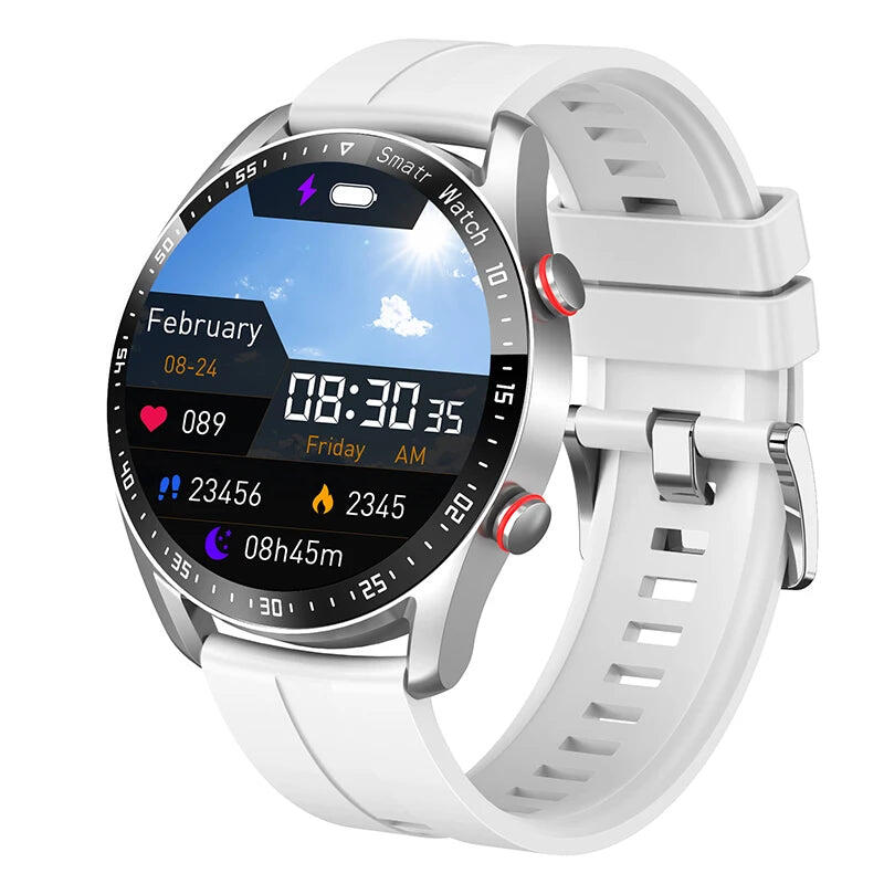 Smart Watch with Fitness Tracker (White)