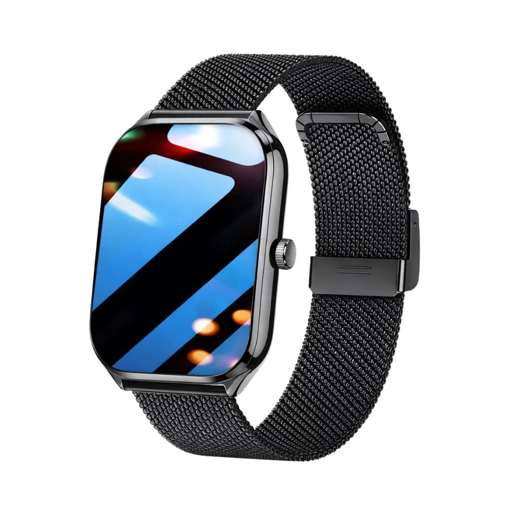 Smart Watch with Bluetooth Call Fitness Tracker (Mesh Black)