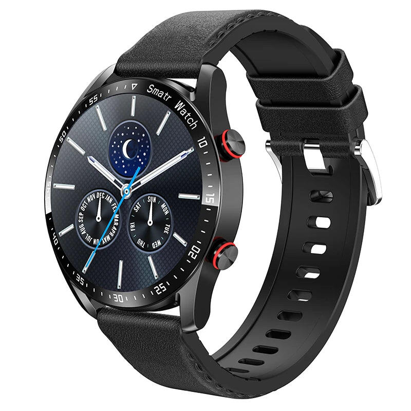 Smart Watch with Fitness Tracker (Shiny Black)