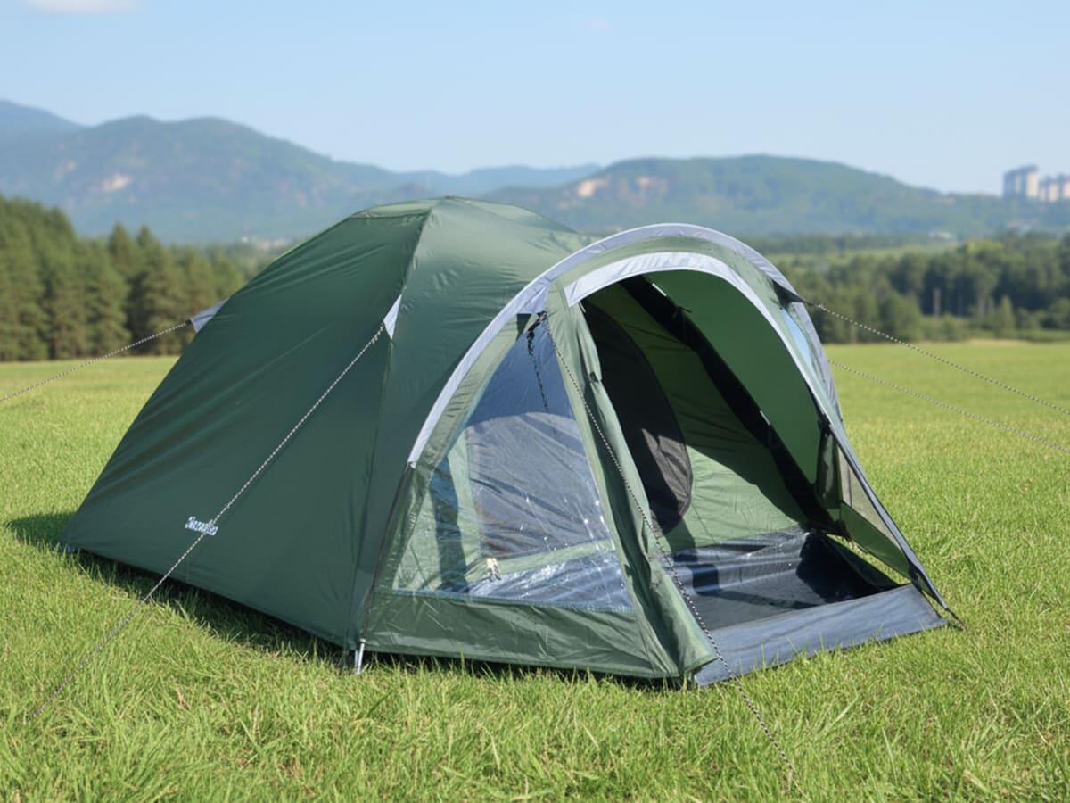 Tienda de campaña tipo cúpula con avancé Larvik 3 Sleeper - Tecnología Sleeper 2/8