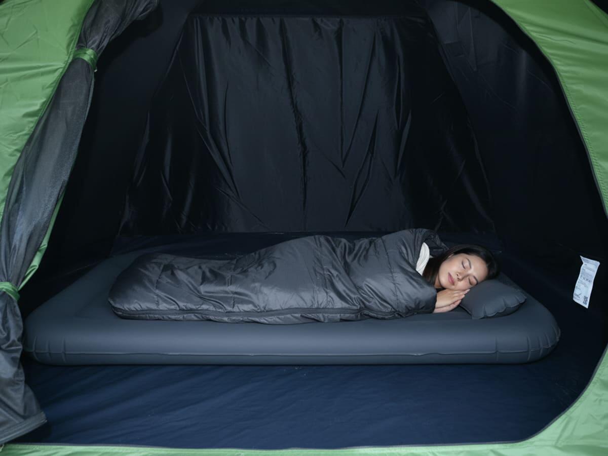 Tienda de campaña tipo cúpula con avancé Larvik 3 Sleeper - Tecnología Sleeper 4/8