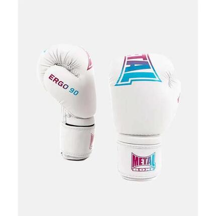 Gants de boxe Metal Boxe Ergo90 Miami Vibe Blanc 10 oz