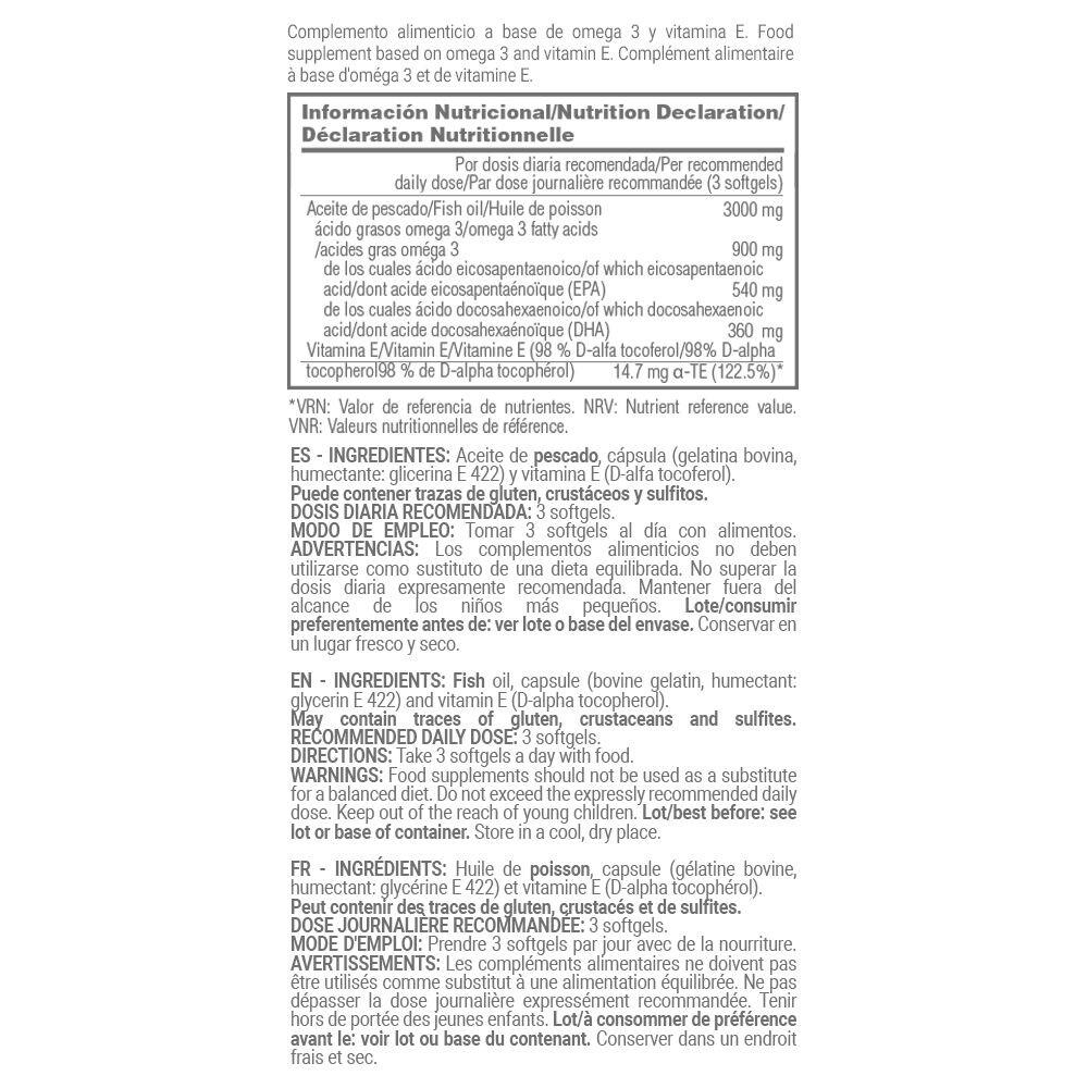 Oméga 3 1000mg - 200 softgels de MASmusculo 5/6
