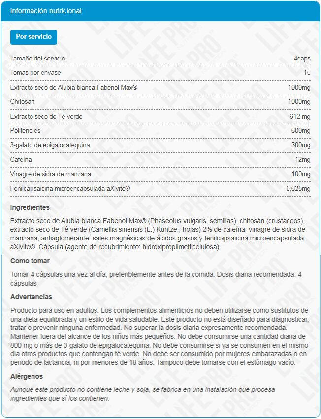 Fullness - 60 capsules de LifePRO 4/5