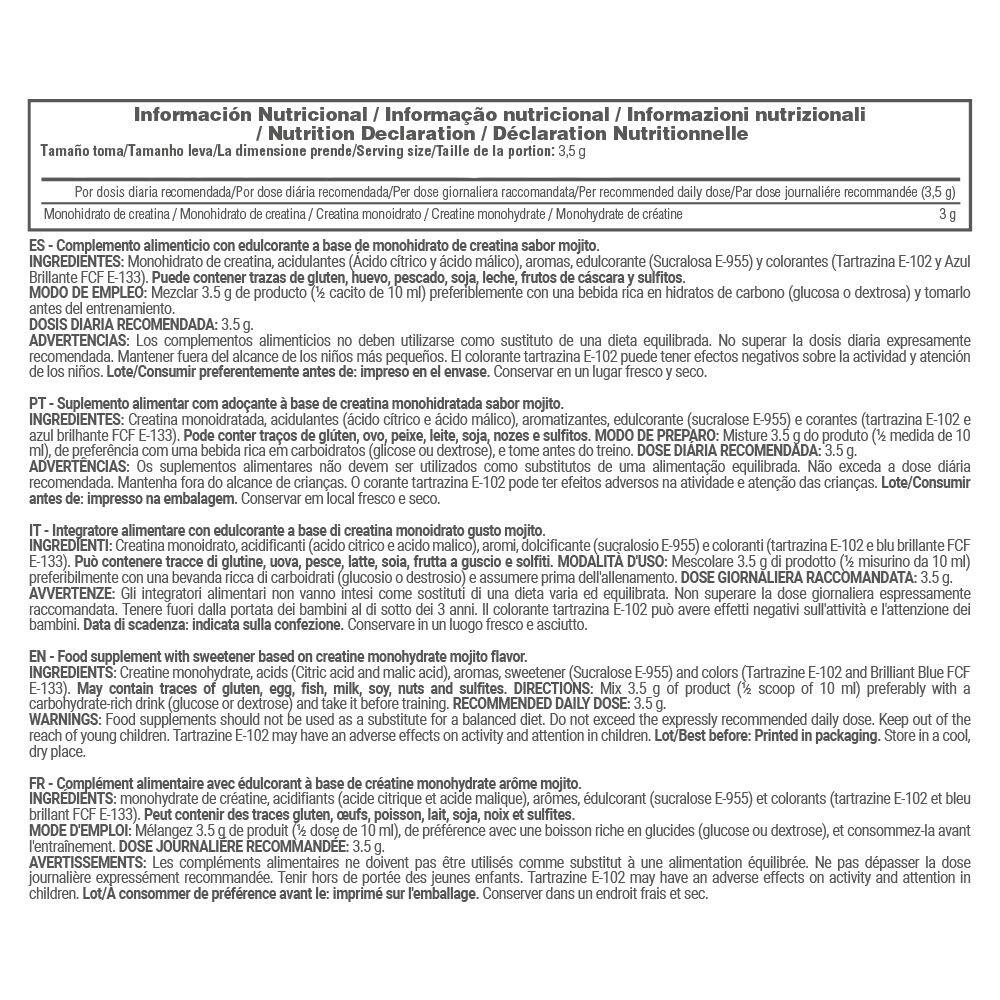 Creatina Monoidrato 200 Mesh - 500g Mojito Masmusculo 4/5
