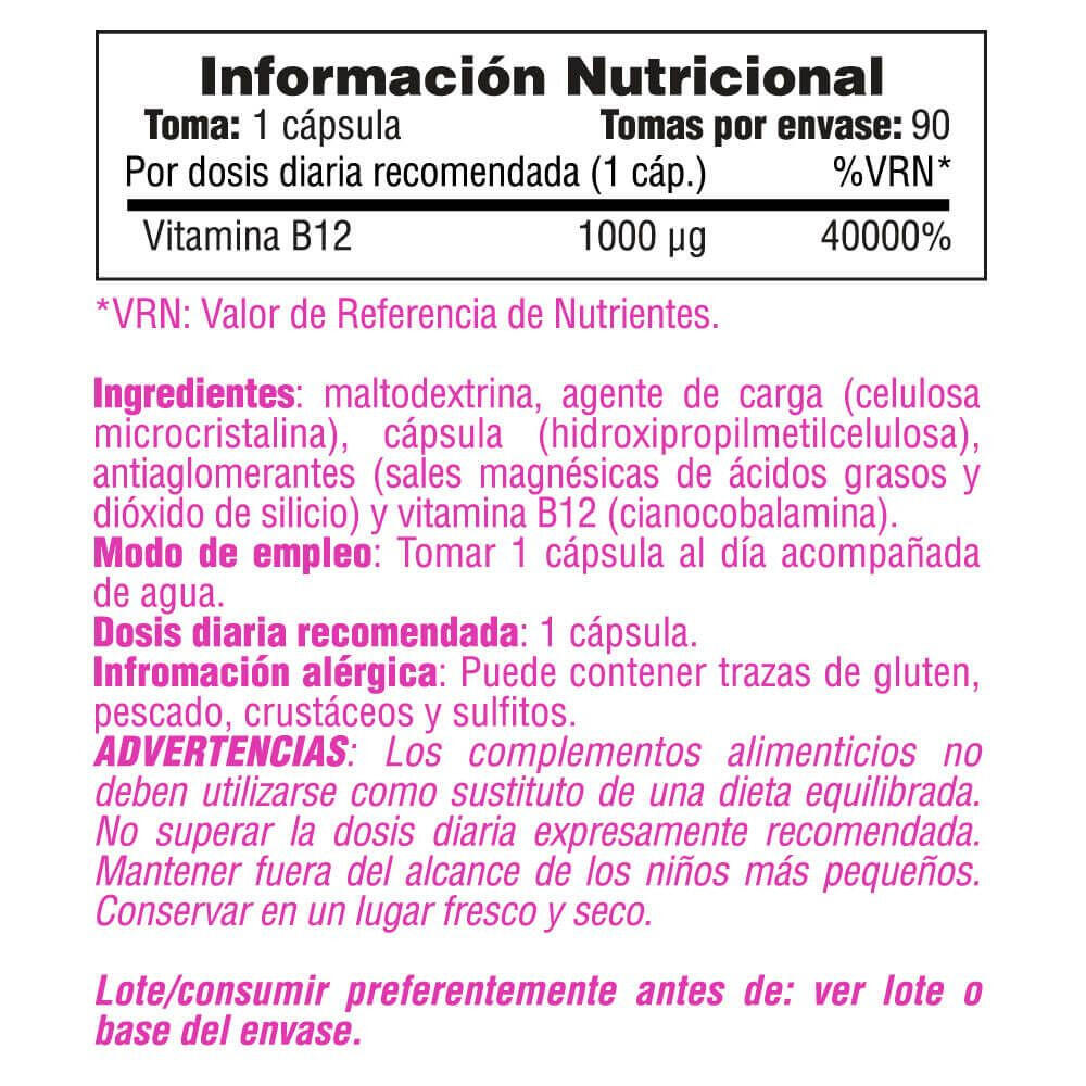 Vitamin B12 - 90 capsules de Smart Supplements 4/5